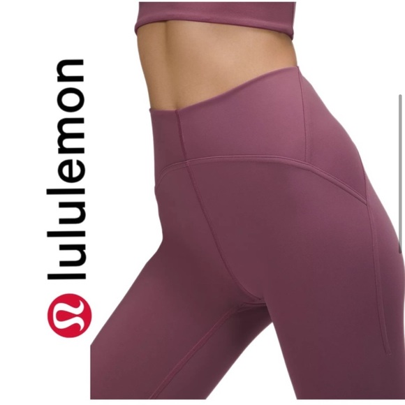 NWT LuLuLemon InStill High-Rise Tight 25" Size 4 Colour Vintage Plum - Picture 4 of 5